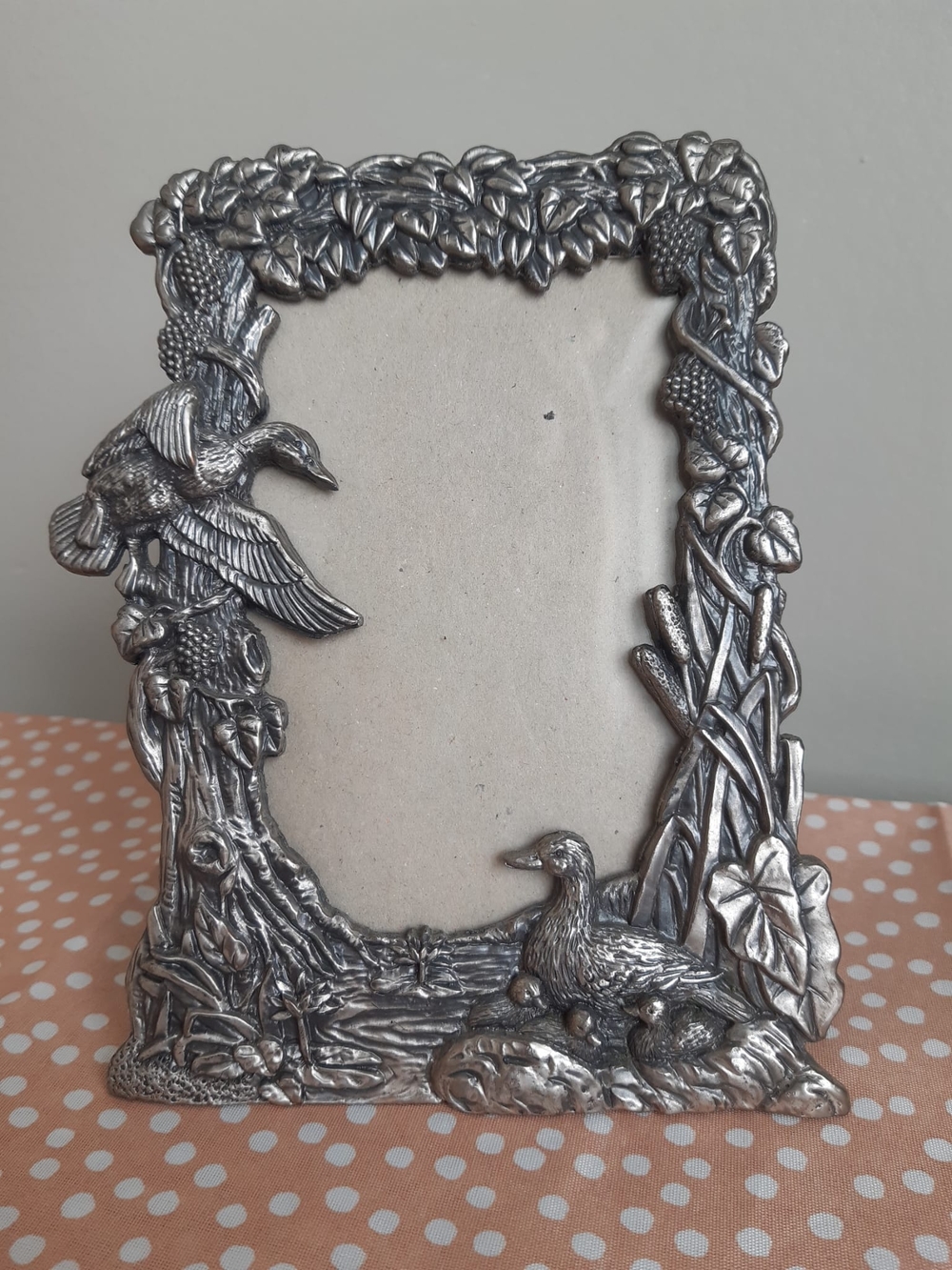 Enesco Silver Geese Decorative Photo Frame